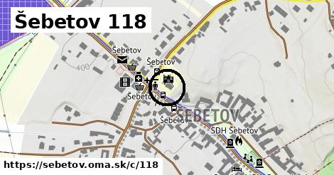Šebetov <span class="supisne">118</span>
