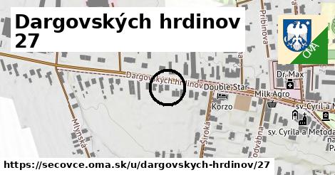 Dargovských hrdinov 27, Sečovce