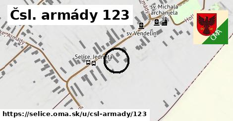 Čsl. armády 123, Selice