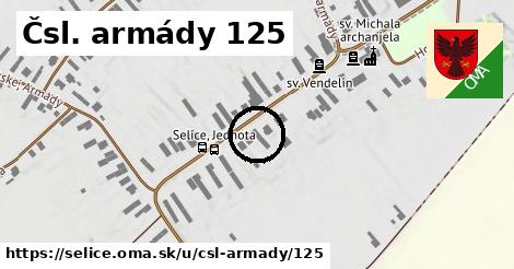 Čsl. armády 125, Selice