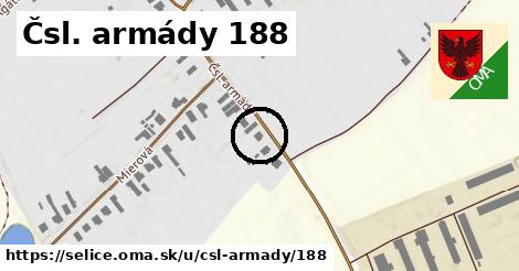 Čsl. armády 188, Selice