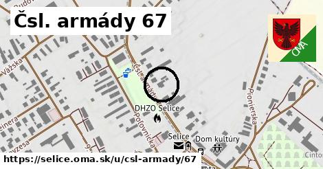 Čsl. armády 67, Selice