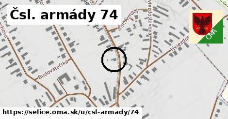 Čsl. armády 74, Selice