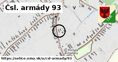 Čsl. armády 93, Selice