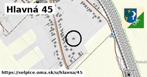 Hlavná 45, Šelpice