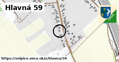 Hlavná 59, Šelpice