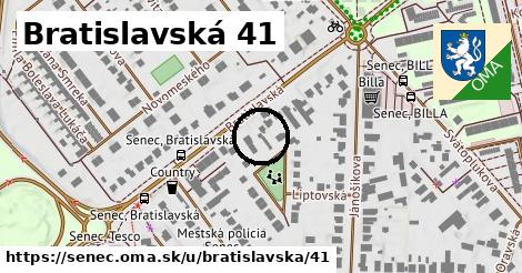Bratislavská 41, Senec
