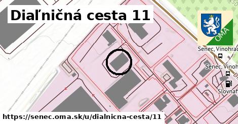 Diaľničná cesta 11, Senec