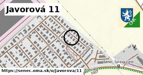 Javorová 11, Senec