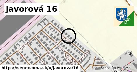 Javorová 16, Senec