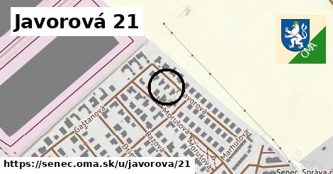 Javorová 21, Senec