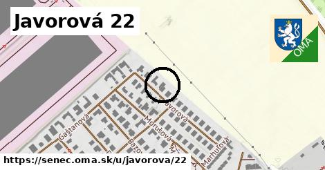 Javorová 22, Senec