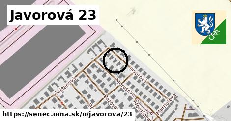 Javorová 23, Senec