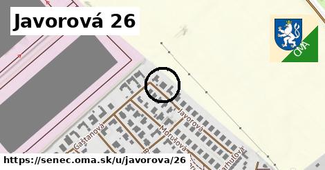 Javorová 26, Senec