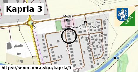 Kapria 3, Senec