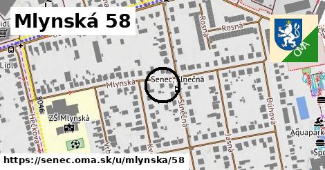 Mlynská 58, Senec