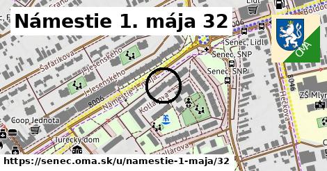 Námestie 1. mája 32, Senec