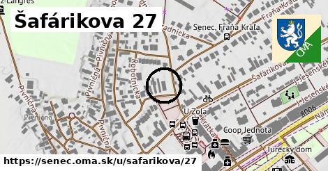 Šafárikova 27, Senec