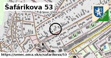 Šafárikova 53, Senec