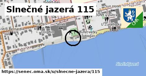 Slnečné jazerá 115, Senec