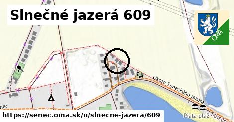 Slnečné jazerá 609, Senec