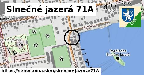 Slnečné jazerá 71A, Senec