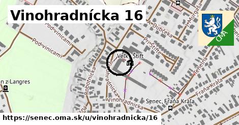 Vinohradnícka 16, Senec