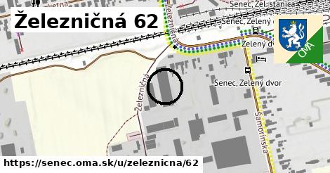 Železničná 62, Senec