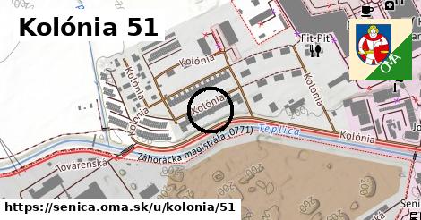 Kolónia 51, Senica