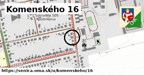 Komenského 16, Senica