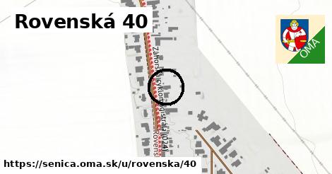 Rovenská 40, Senica