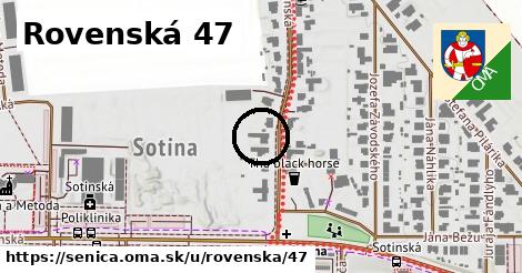 Rovenská 47, Senica