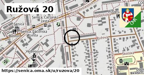 Ružová 20, Senica