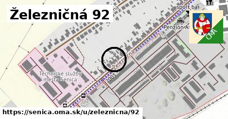 Železničná 92, Senica