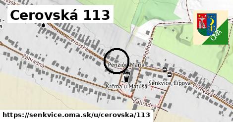 Cerovská 113, Šenkvice