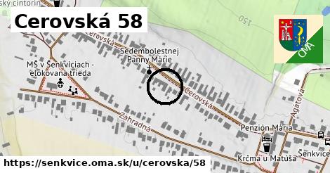 Cerovská 58, Šenkvice