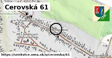 Cerovská 61, Šenkvice