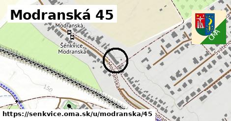 Modranská 45, Šenkvice