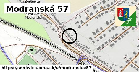 Modranská 57, Šenkvice