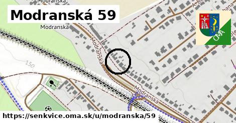 Modranská 59, Šenkvice