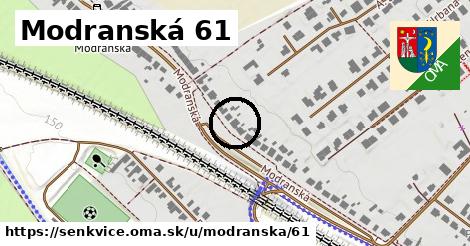 Modranská 61, Šenkvice