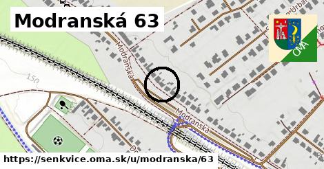 Modranská 63, Šenkvice