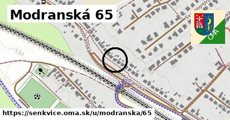 Modranská 65, Šenkvice