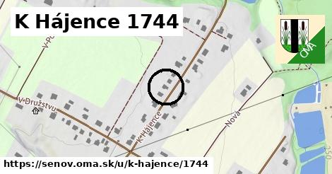 K Hájence 1744, Šenov