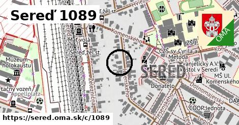 Sereď <span class="supisne">1089</span>