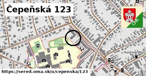 Čepeňská 123, Sereď