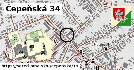 Čepeňská 34, Sereď