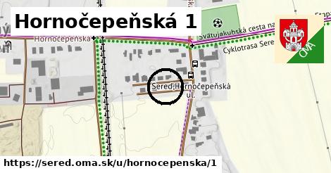 Hornočepeňská 1, Sereď