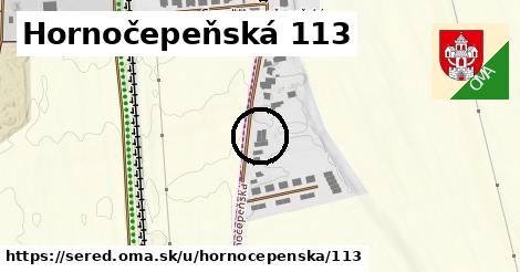 Hornočepeňská 113, Sereď