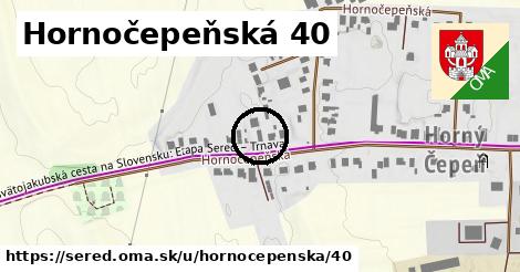 Hornočepeňská 40, Sereď